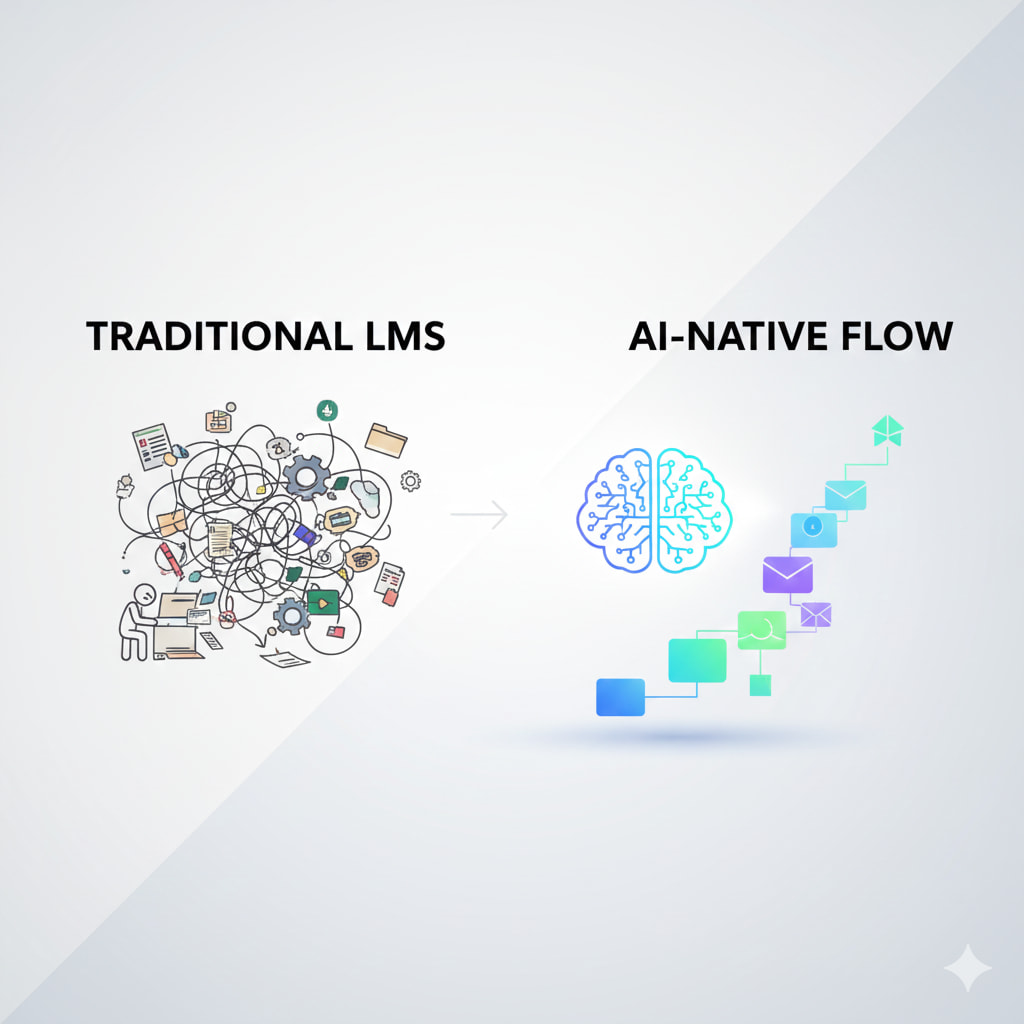 Stop Playing "Admin": Why Course Creators Are Ditching Traditional LMS for AI-Native Flow