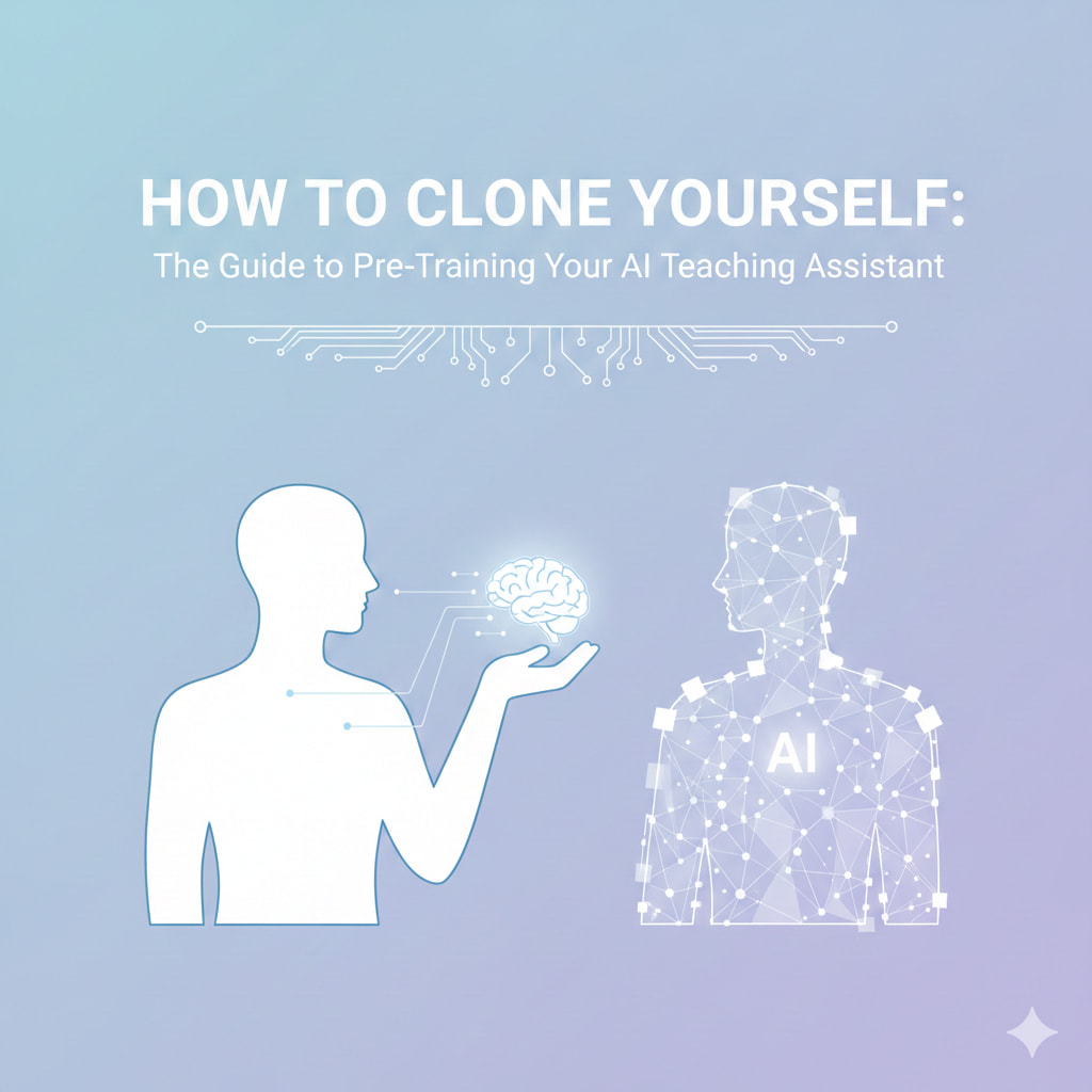 How to Clone Yourself: The Guide to Pre-Training Your AI Teaching Assistant